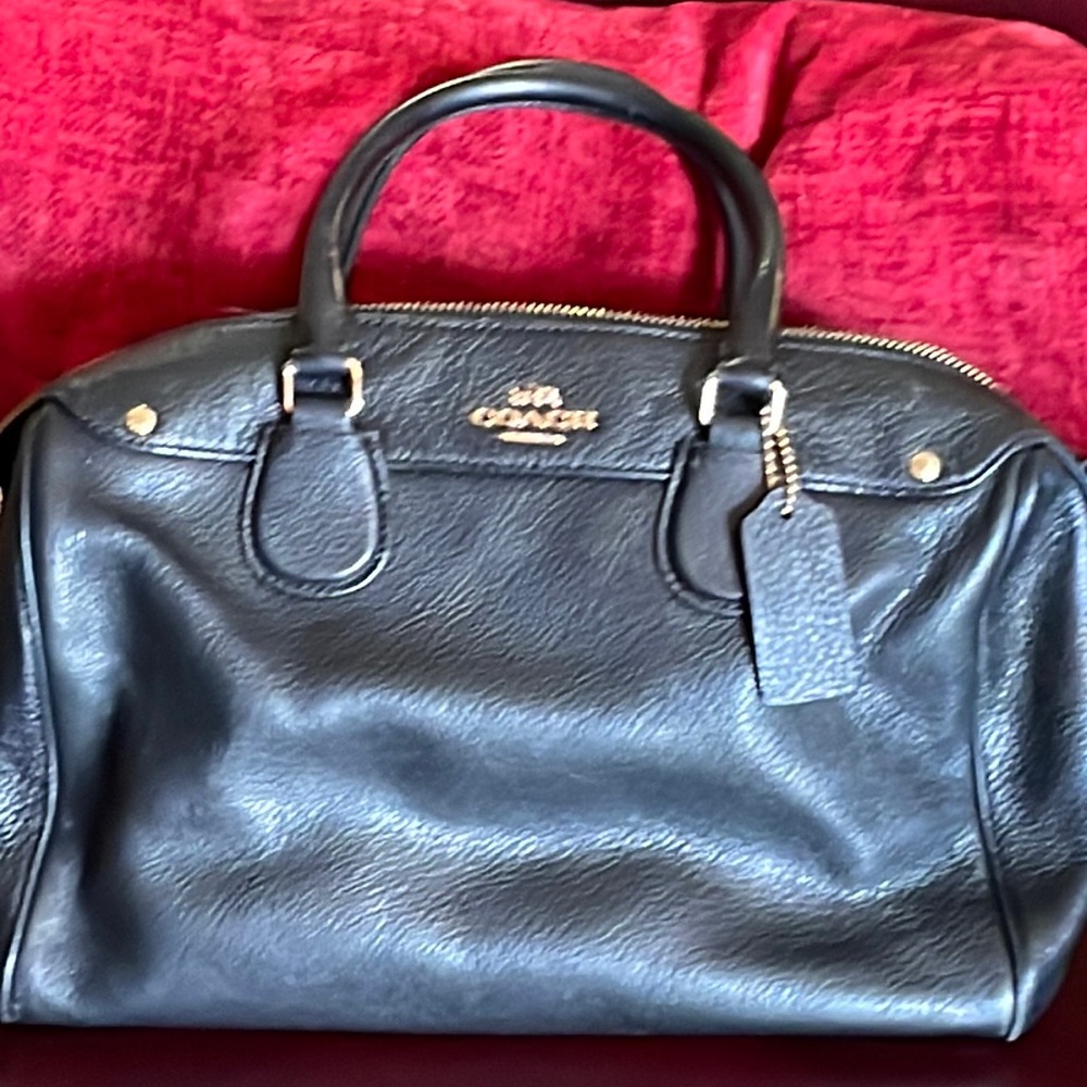 Black coach satchel